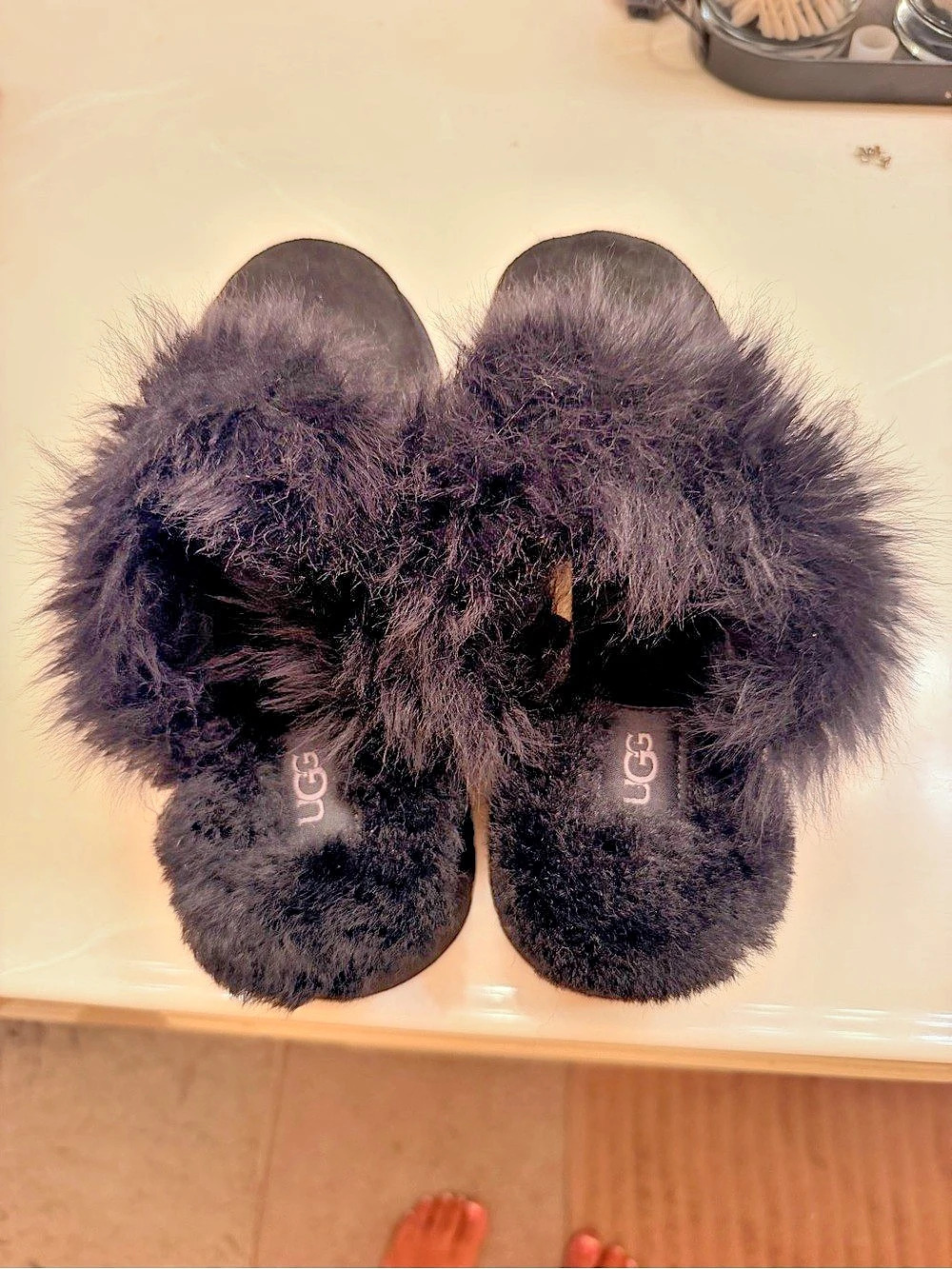 UGG Scuffette III Black Slippers US 7
